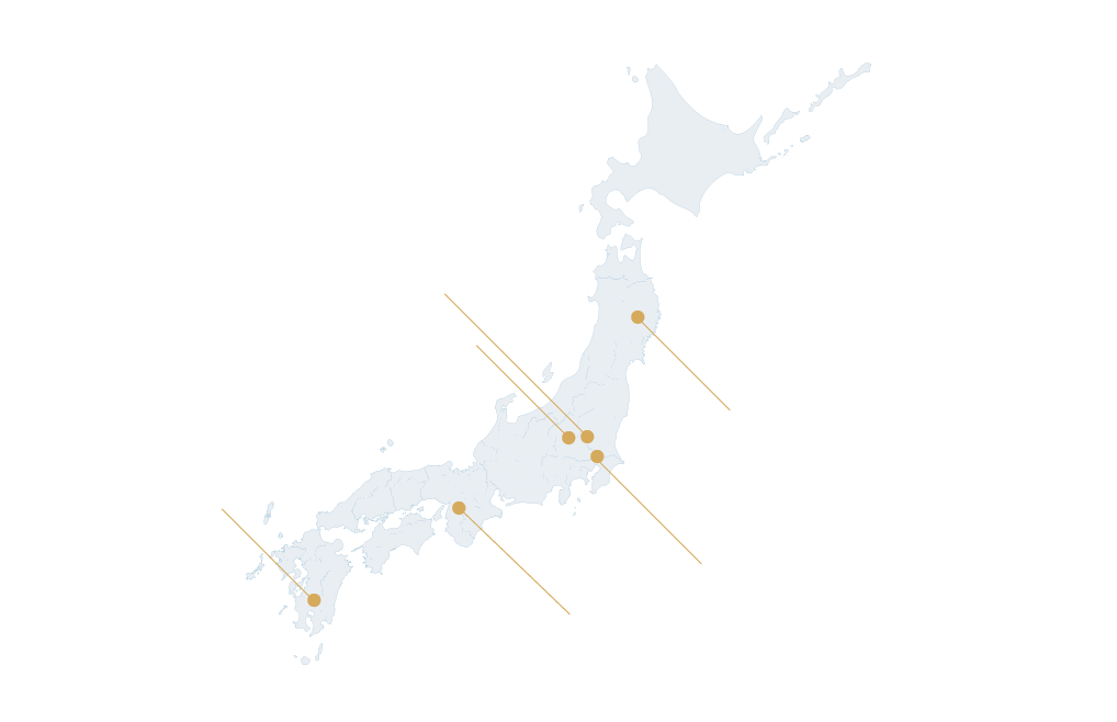国内拠点地図
